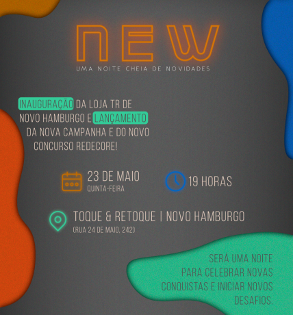 Evento: Nova TR + Novidades Redecore 